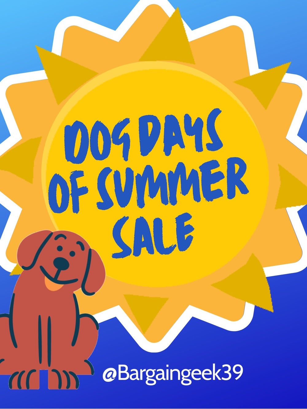 Dog Days of Summer Sale